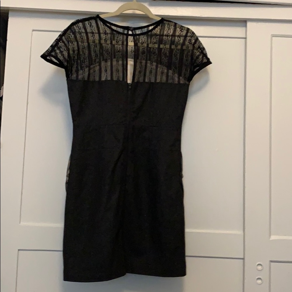 Black and Gray classic work dress